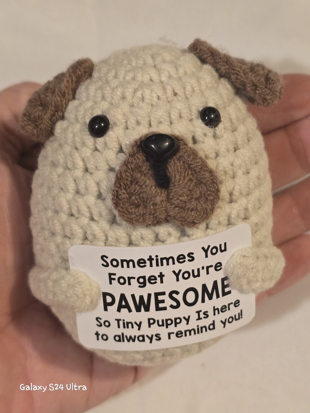 Positive Crochet Puppy Encouragement NEW - Picture 9 of 15